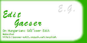 edit gacser business card